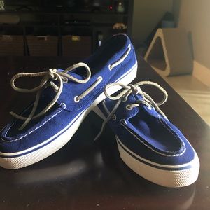 Gently used Royal blue top slider